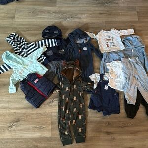 Bundle 6m , 17pc total, assorted lot. All clothes are NWT or GC